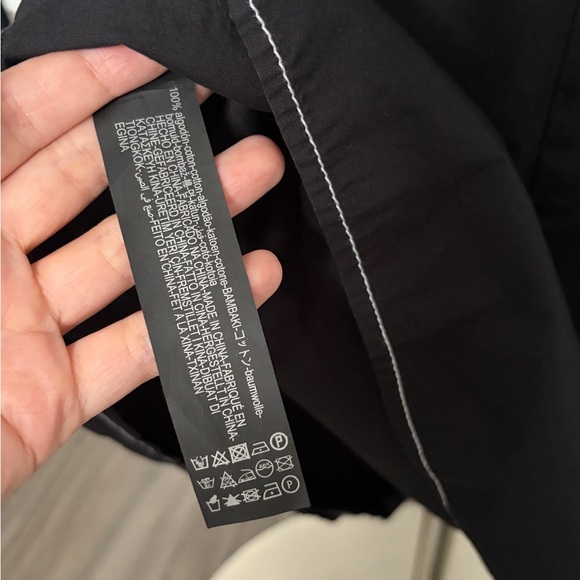 Zara 100% Cotton black Summer dress - Picture 3 of 6